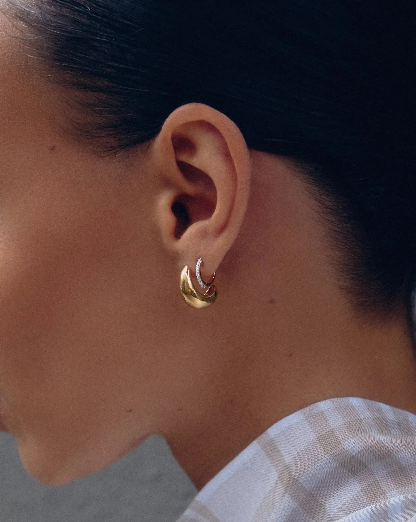 Savi Dome Mini Hoop Earrings Earrings Missoma 