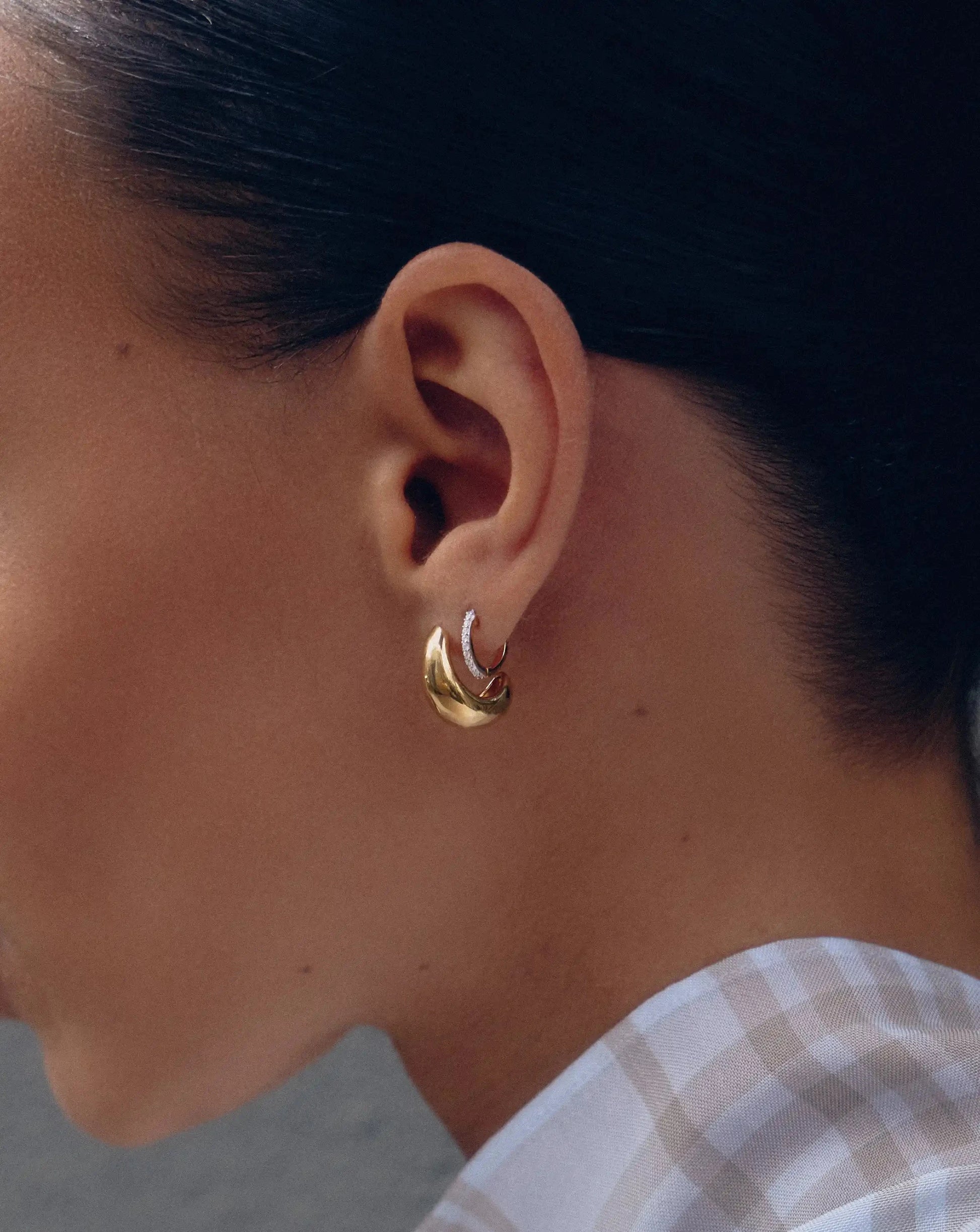 Savi Dome Mini Hoop Earrings Earrings Missoma 