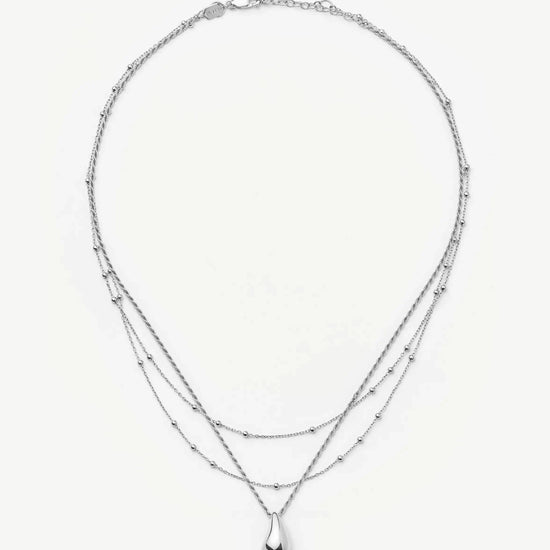 Savi Droplet Pendant & Double Necklace Set | Sterling Silver Necklaces Missoma 