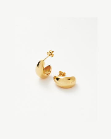 Savi Mini Dome Huggies Earrings Missoma 