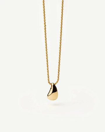 Savi Sculptural Droplet Pendant Necklace | 18k Gold Vermeil Necklaces Missoma 