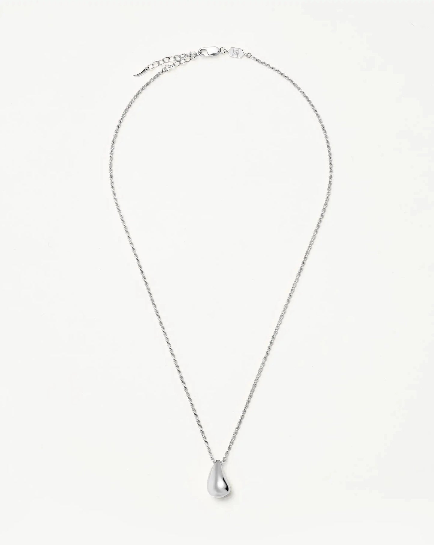 Savi Sculptural Droplet Pendant Necklace | Sterling Silver Necklaces Missoma 