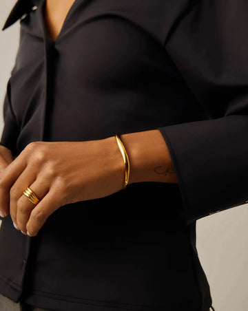 Savi Signature Hinged Bangle | Mix Metal Bracelets Missoma 