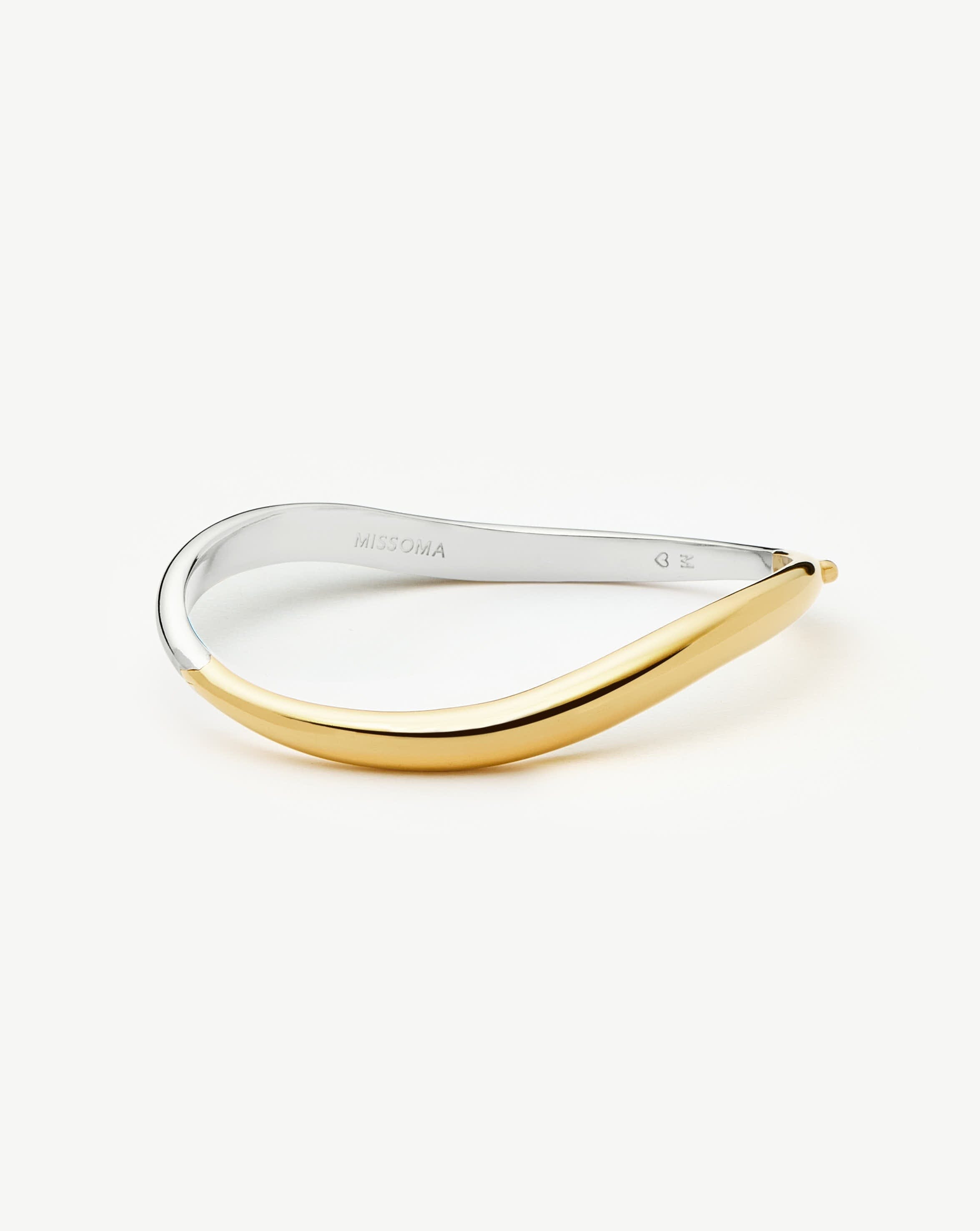 Savi Signature Hinged Bangle | Mix Metal Bracelets Missoma 