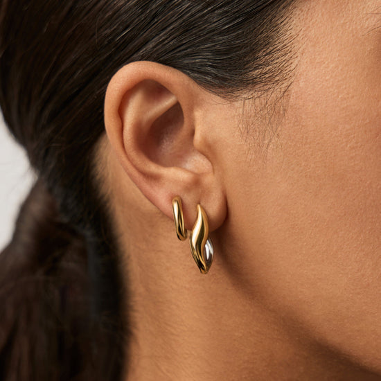 Savi Signature Hoop Set | Gold/Mixed Metal Layering Sets Missoma 