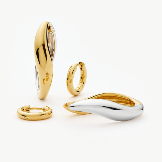 Savi Signature Hoop Set | Gold/Mixed Metal Layering Sets Missoma 