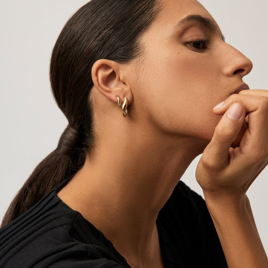 Savi Signature Hoop Set | Gold/Mixed Metal Layering Sets Missoma 