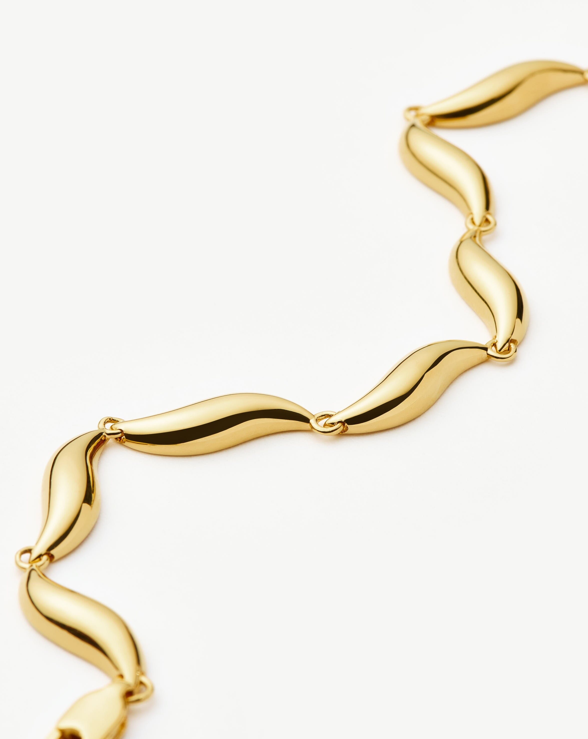 Savi Signature Link Chain Bracelet | 18k Gold Plated Bracelets Missoma 