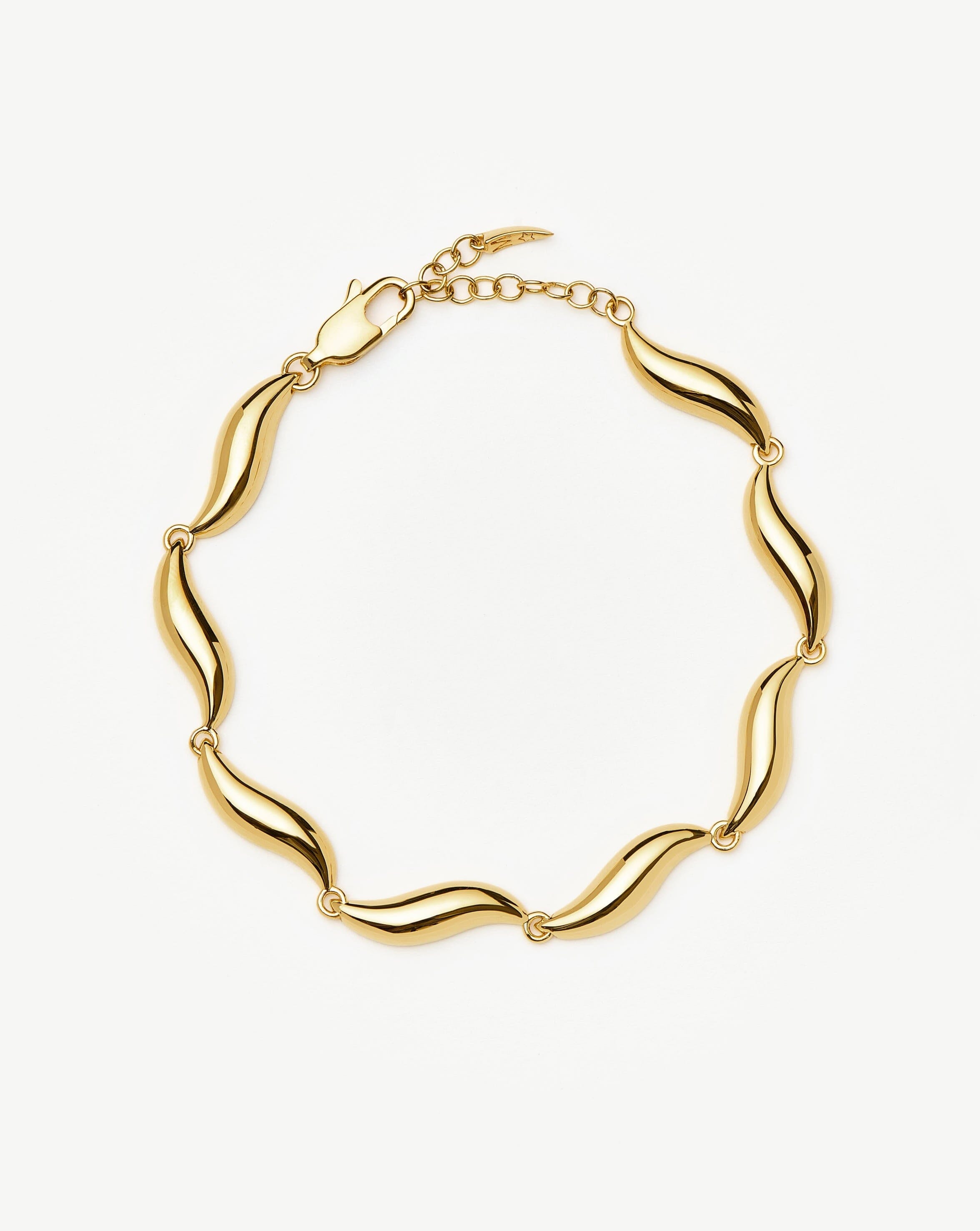 Savi Signature Link Chain Bracelet | 18k Gold Plated Bracelets Missoma 