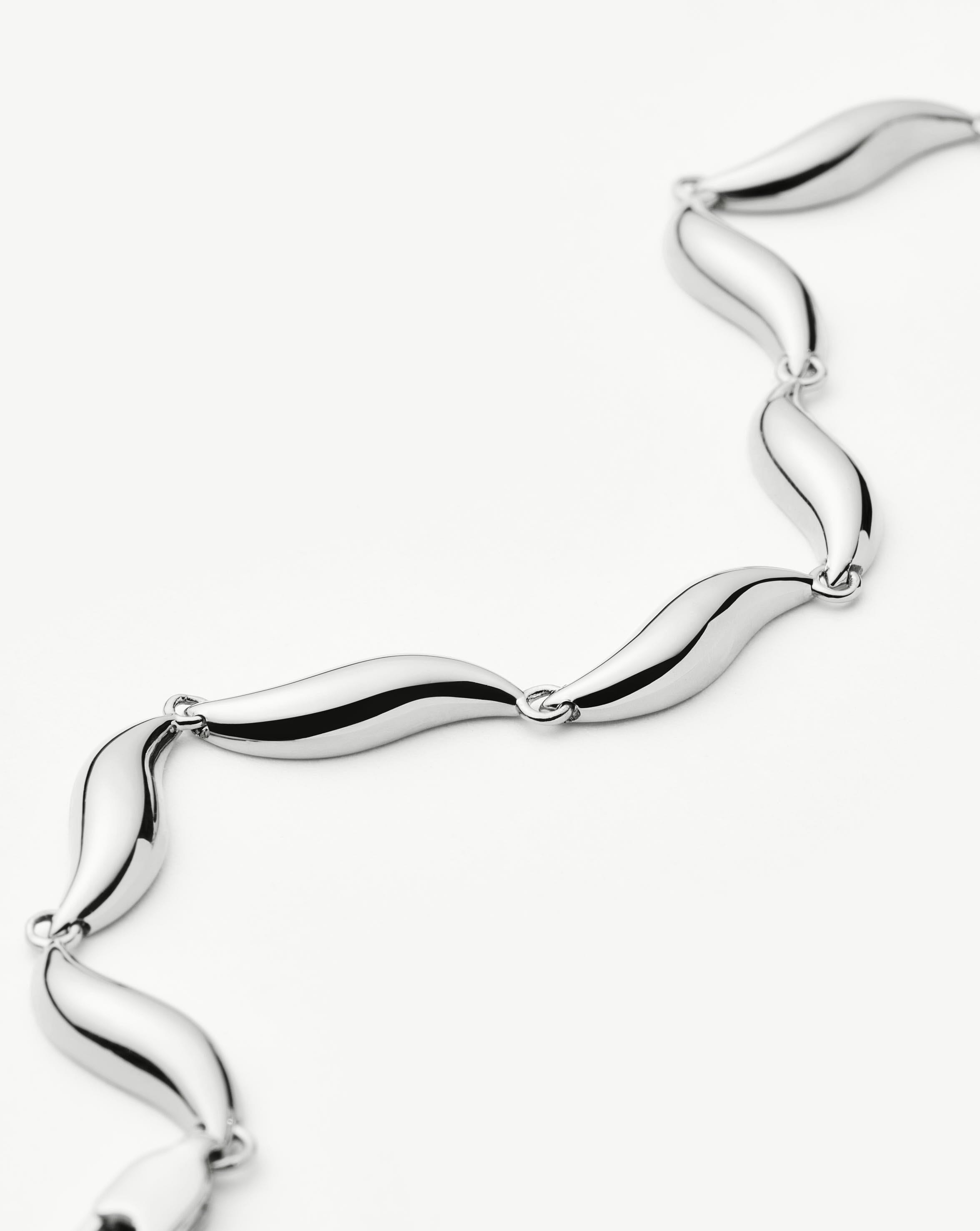 Savi Signature Link Chain Bracelet | Silver Plated Bracelets Missoma 