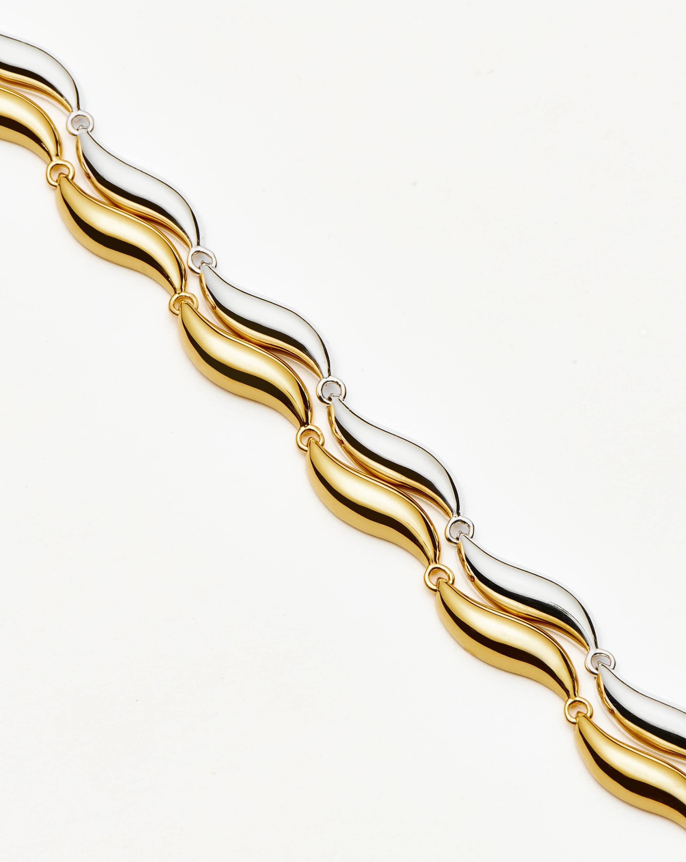 Savi Signature Link Chain Necklace | 18k Gold Plated Necklaces Missoma 