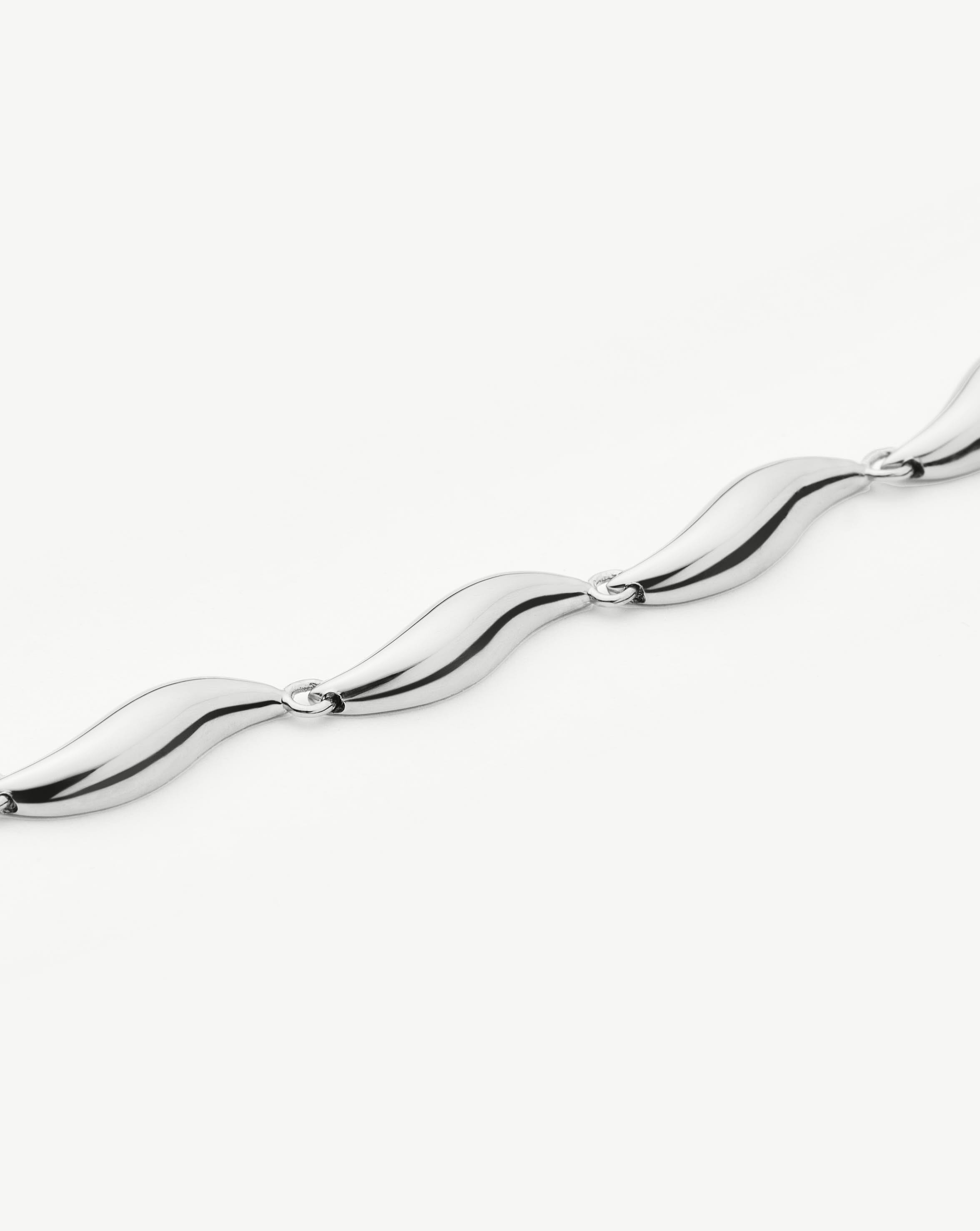 Savi Signature Link Chain Necklace | Silver Plated Necklaces Missoma 