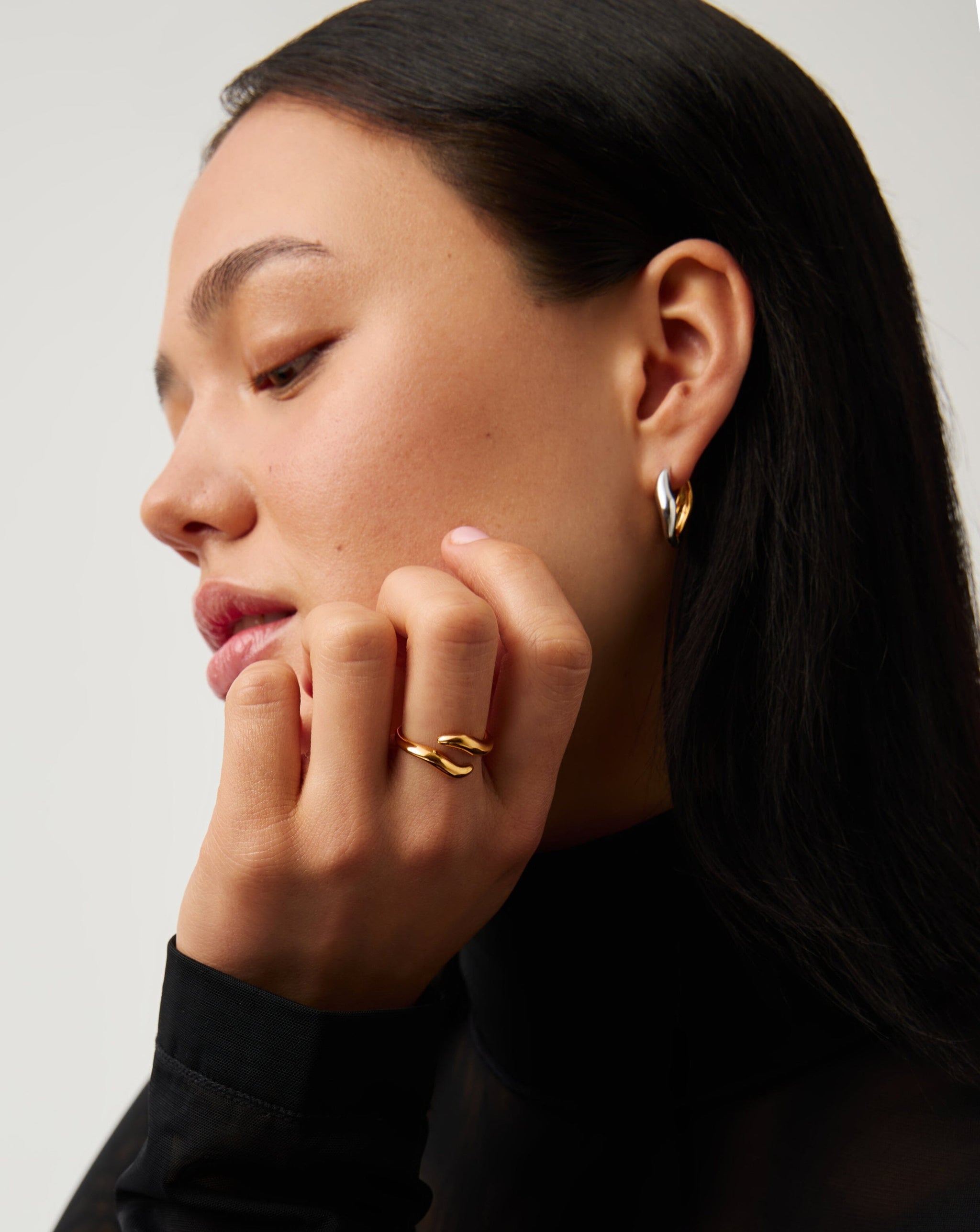 Savi Signature Open Ring | 18k Gold Vermeil Rings Missoma 
