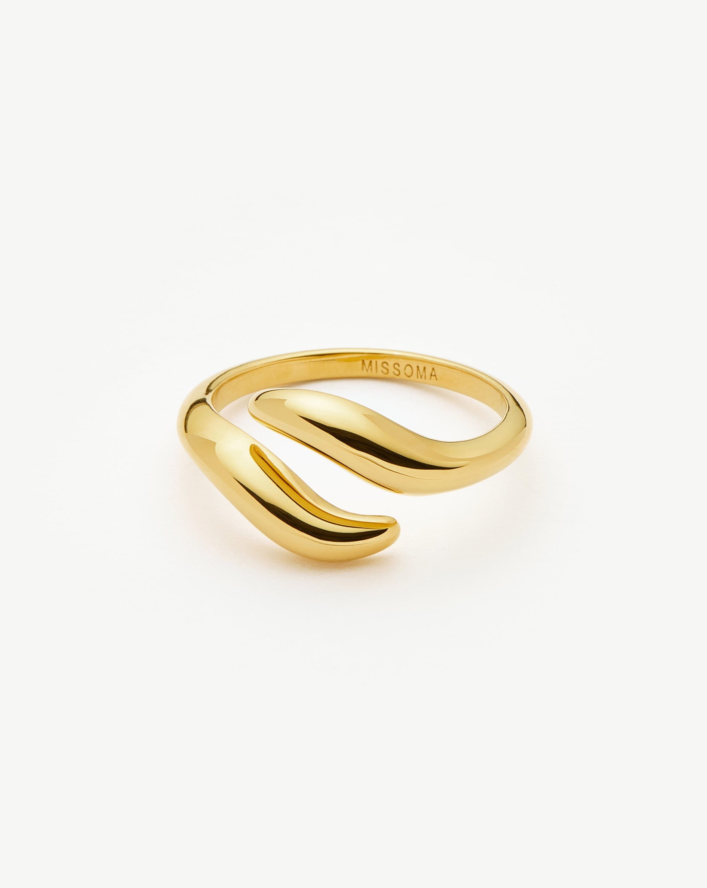 Savi Signature Open Ring | 18k Gold Vermeil Rings Missoma 