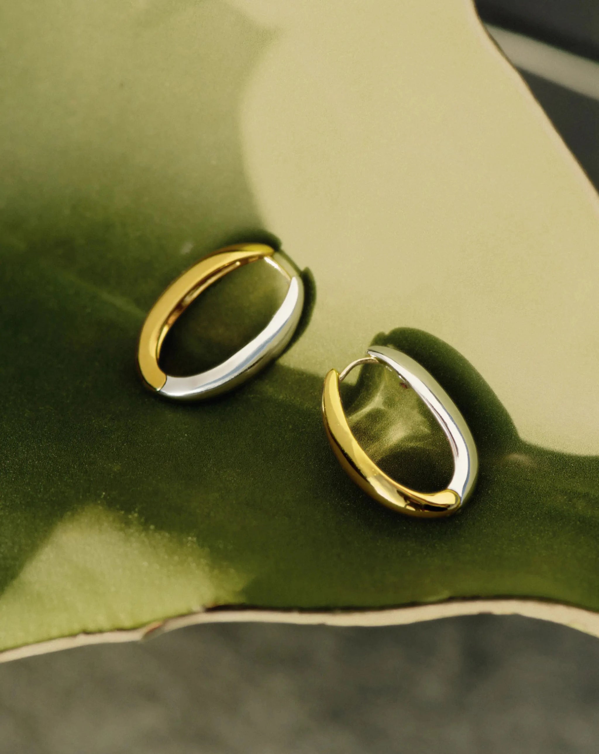 Savi Signature Small Hoop Earrings | Mix Metal Earrings Missoma 