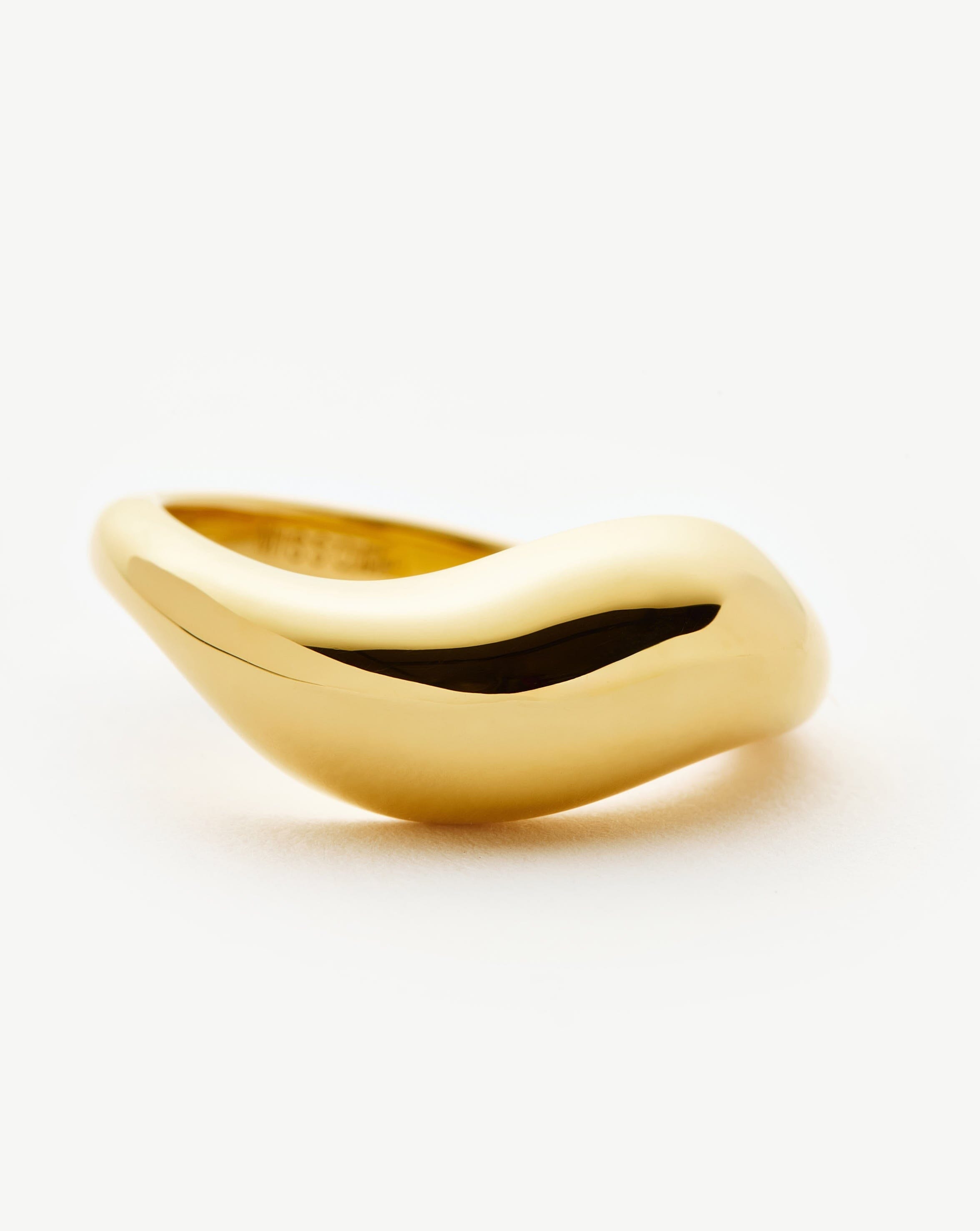 Savi Signature Stacking Ring | 18k Gold Vermeil Rings Missoma 