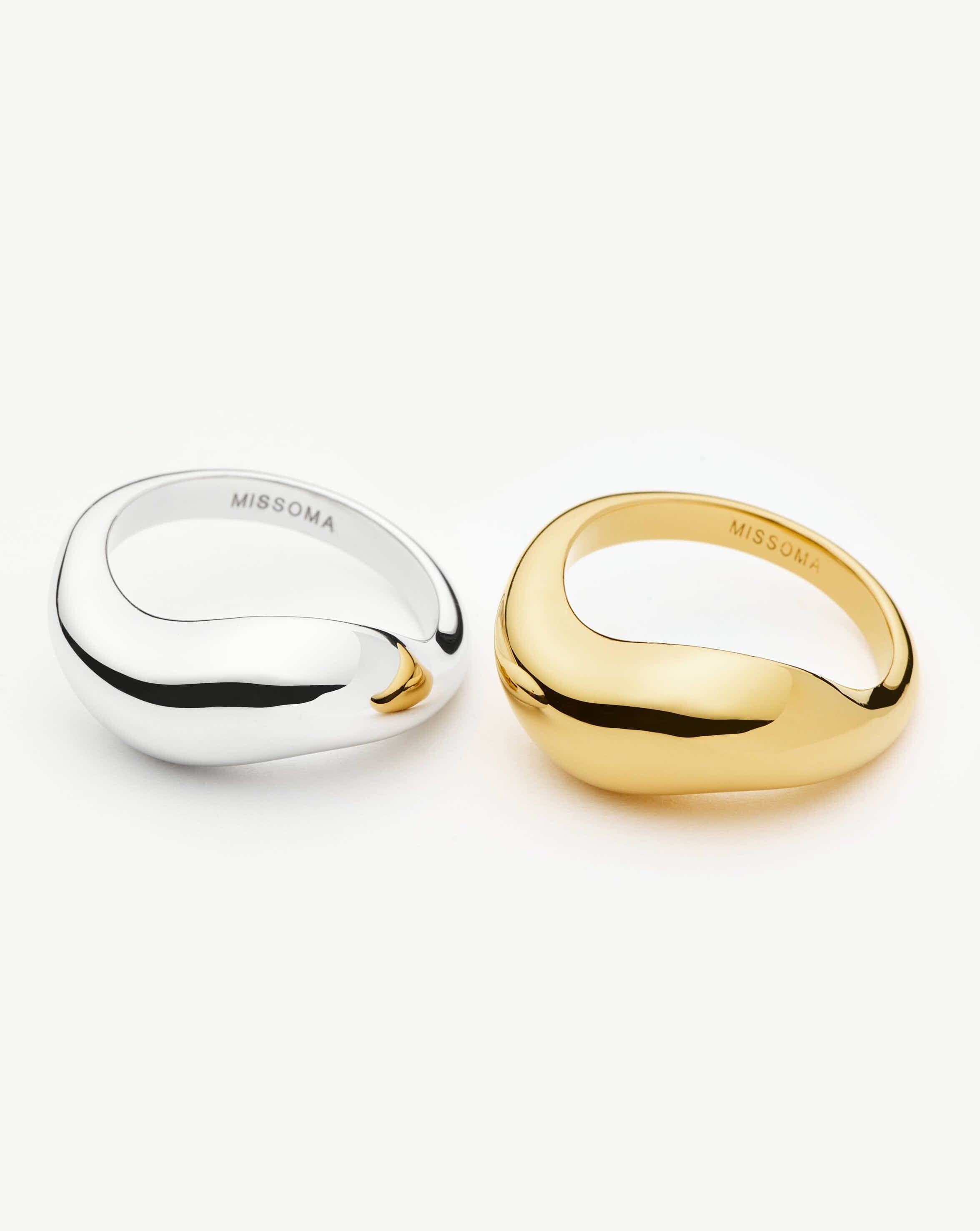 Savi Signature Stacking Ring Set | Mixed Metal Layering Sets Missoma 