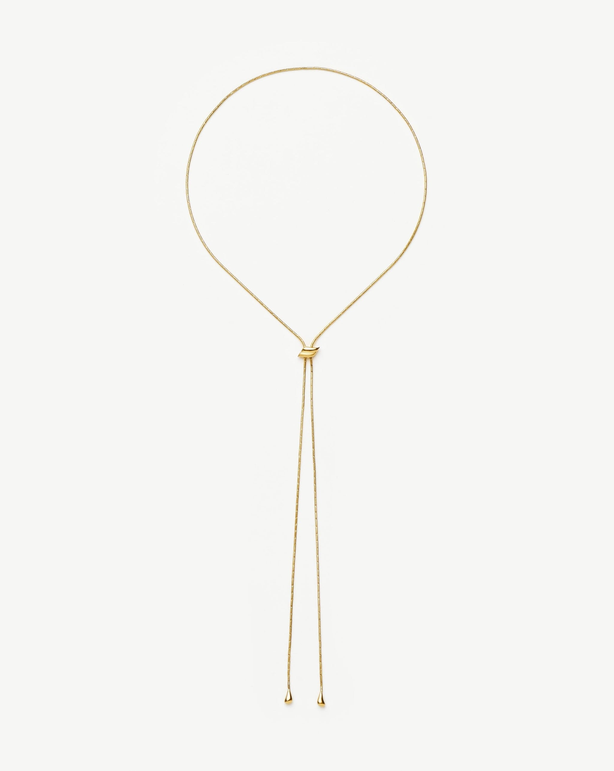 Savi Slider Snake Chain Necklace | 18k Gold Vermeil Necklaces Missoma 