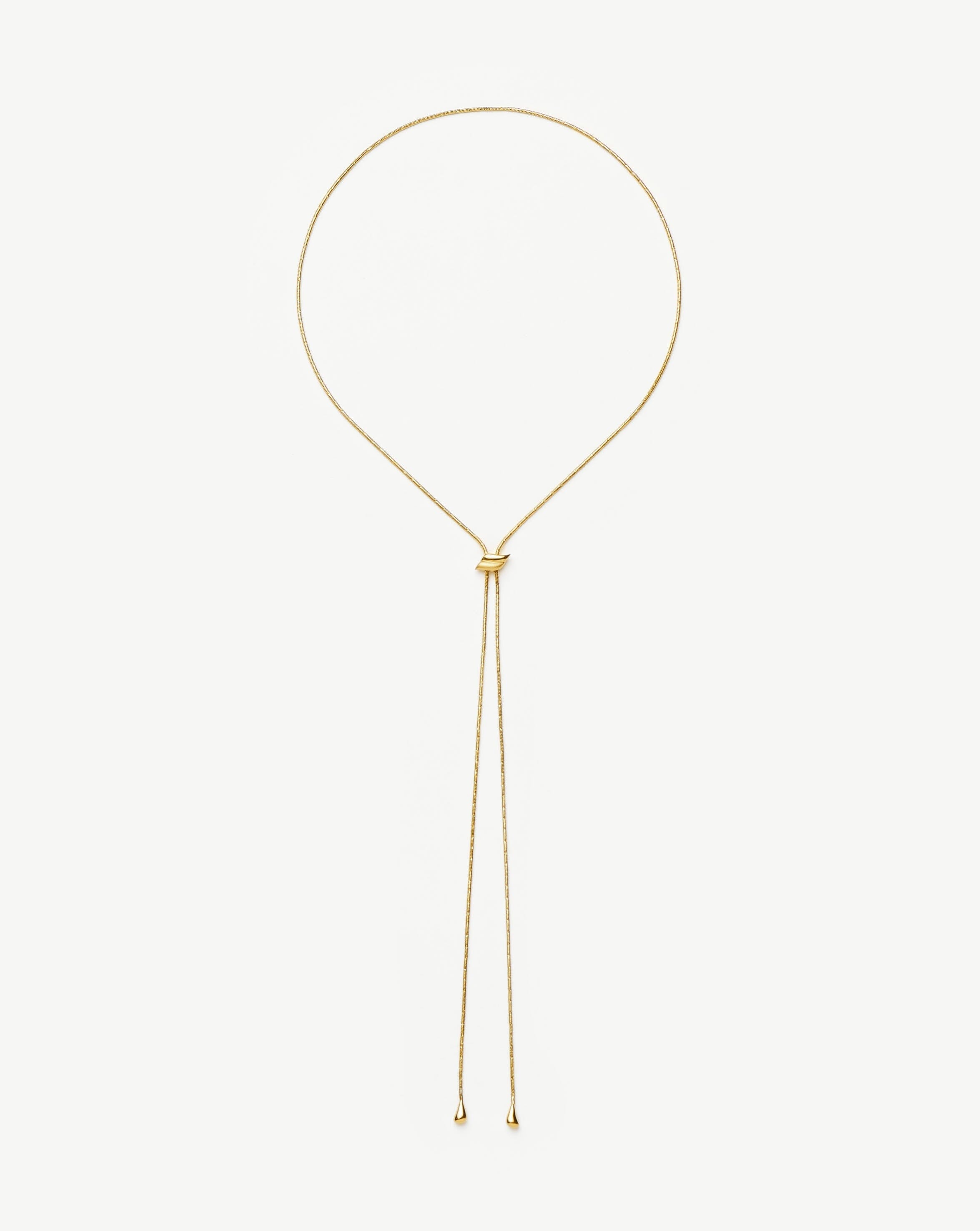 Savi Slider Snake Chain Necklace | 18k Gold Vermeil Necklaces Missoma 