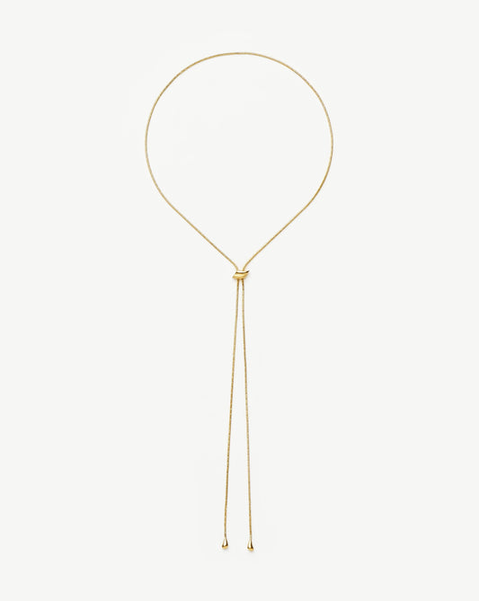 Savi Slider Snake Chain Necklace | 18k Gold Vermeil Necklaces Missoma 