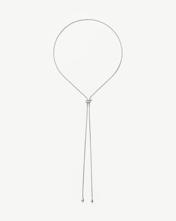 Savi Slider Snake Chain Necklace | Sterling Silver Necklaces Missoma 