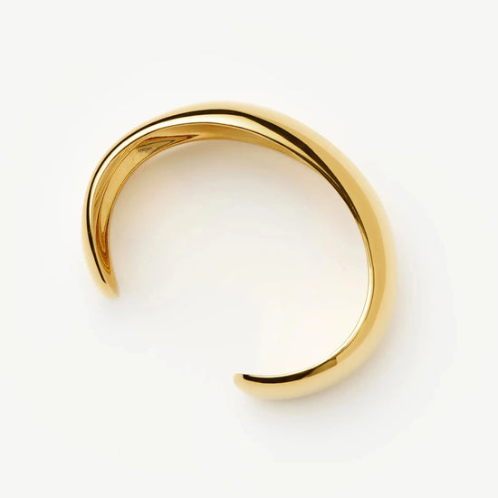 Sculptural Molten Cuff Bracelet | 18k Gold Plated Bracelets Missoma 