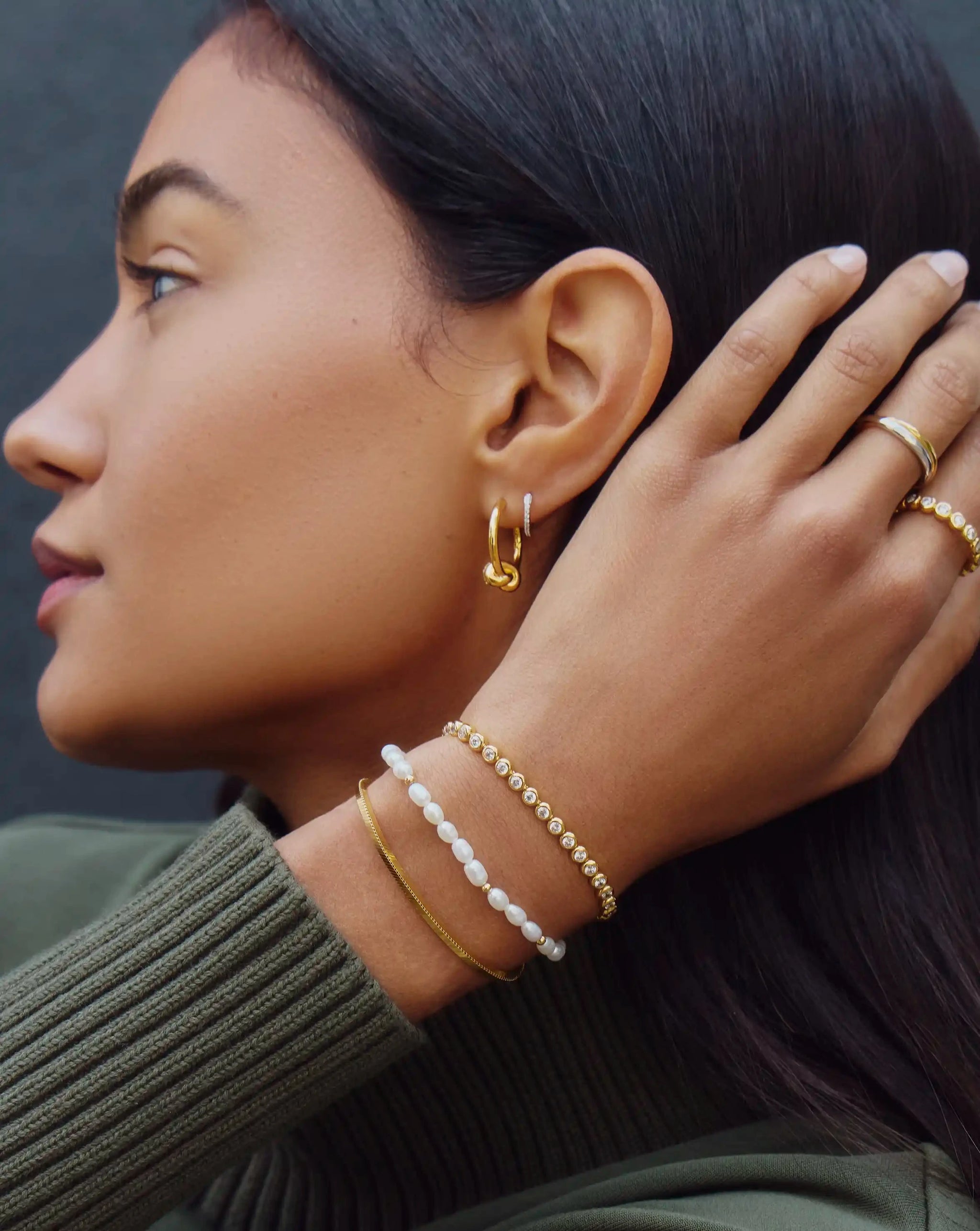 Seed Pearl Beaded Bracelet | 18k Gold Plated/Pearl Bracelets Missoma 