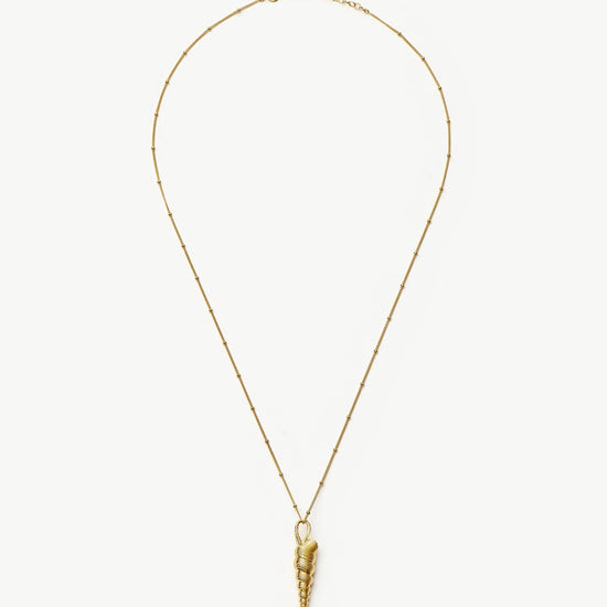 Shell Ridge Pendant Necklace | 18k Gold Plated Necklaces Missoma 