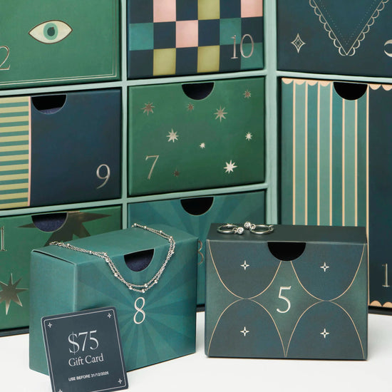 Silver Jewelry Advent Calendar | Silver Advent Calendar Missoma 