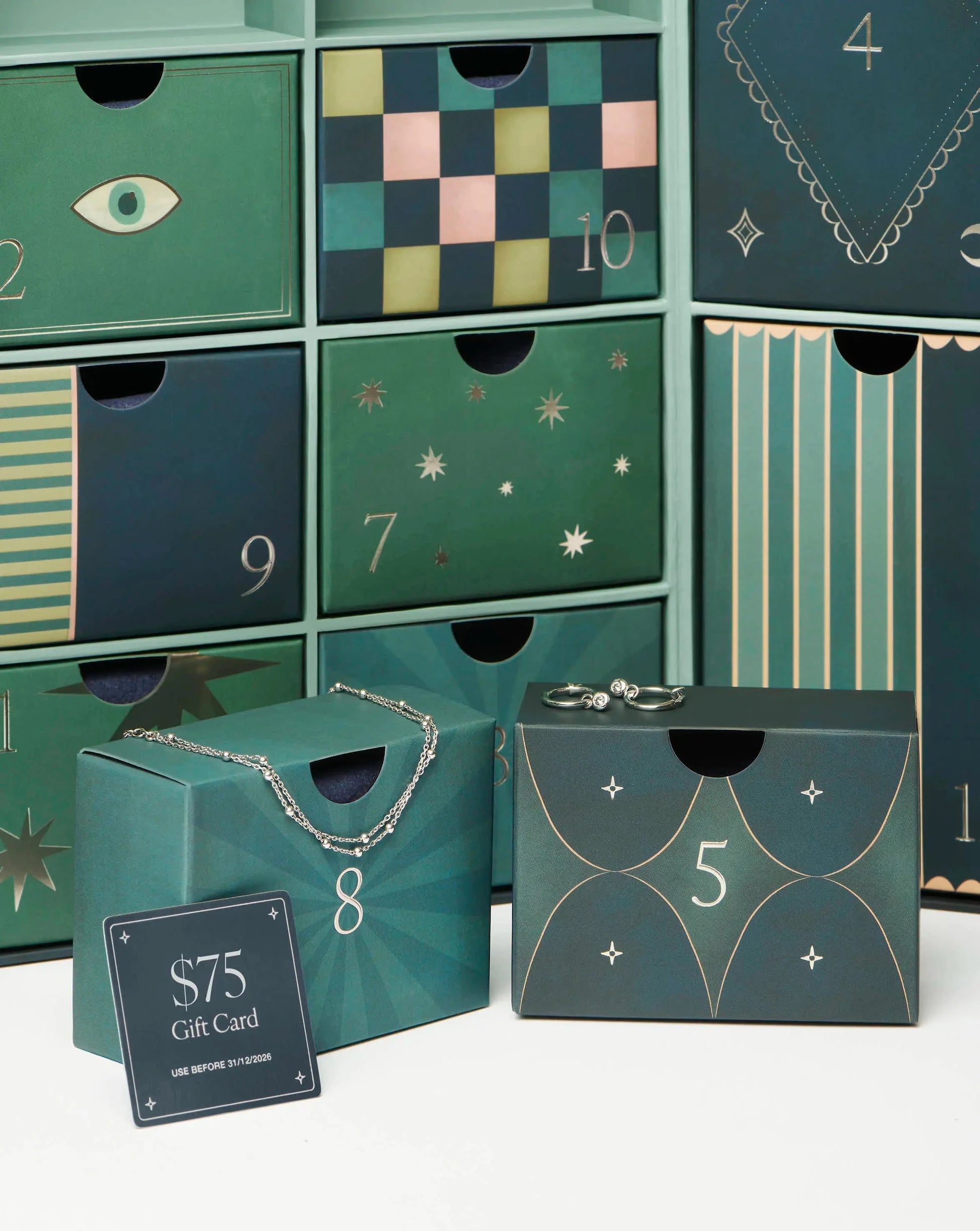 Silver Jewelry Advent Calendar | Silver Advent Calendar Missoma 