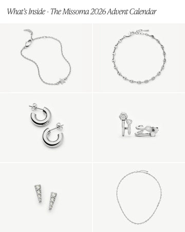 Silver Jewelry Advent Calendar | Silver Plated Advent Calendar Missoma 