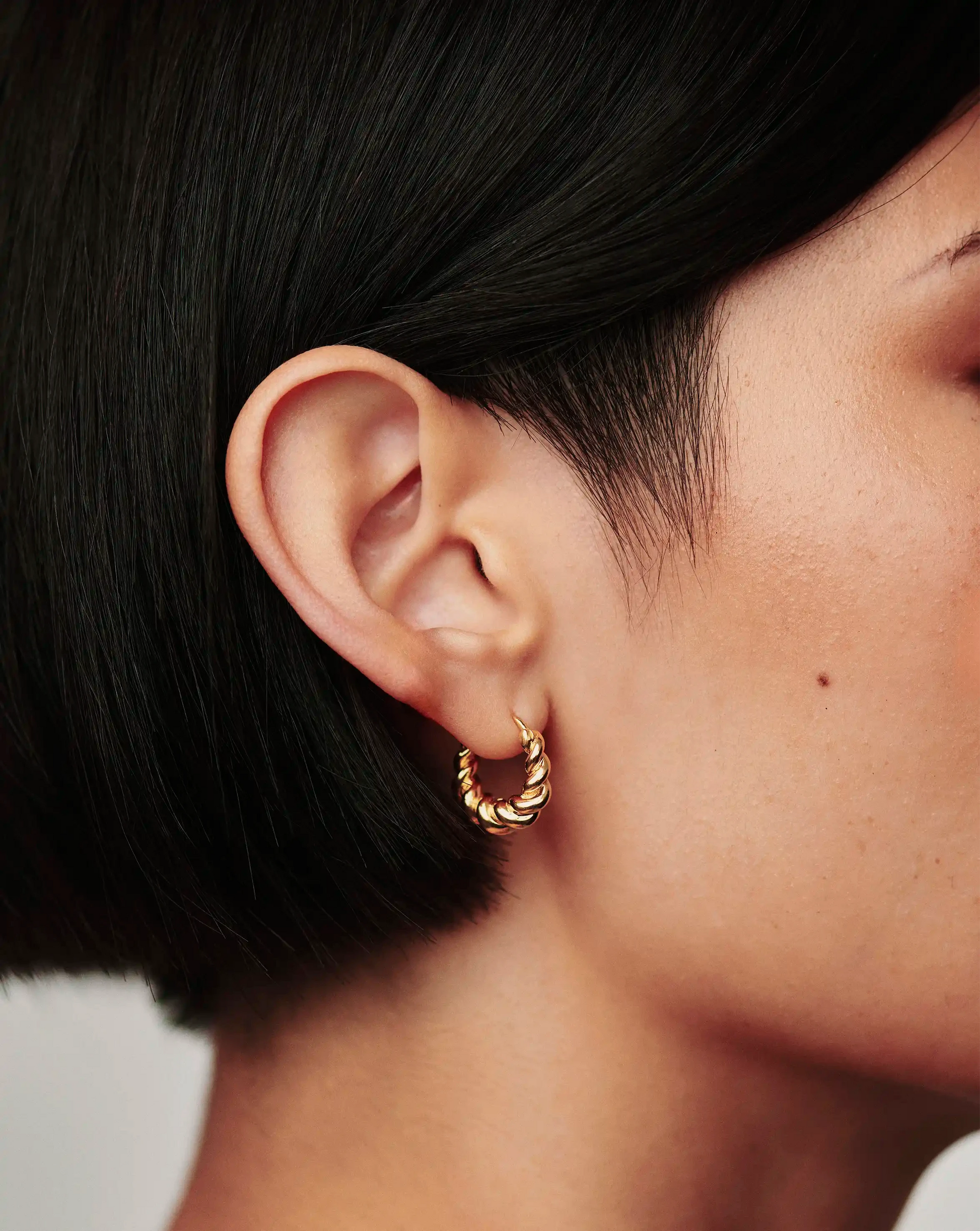 Small Tidal Hoop Earrings | 18k Gold Vermeil Earrings Missoma 
