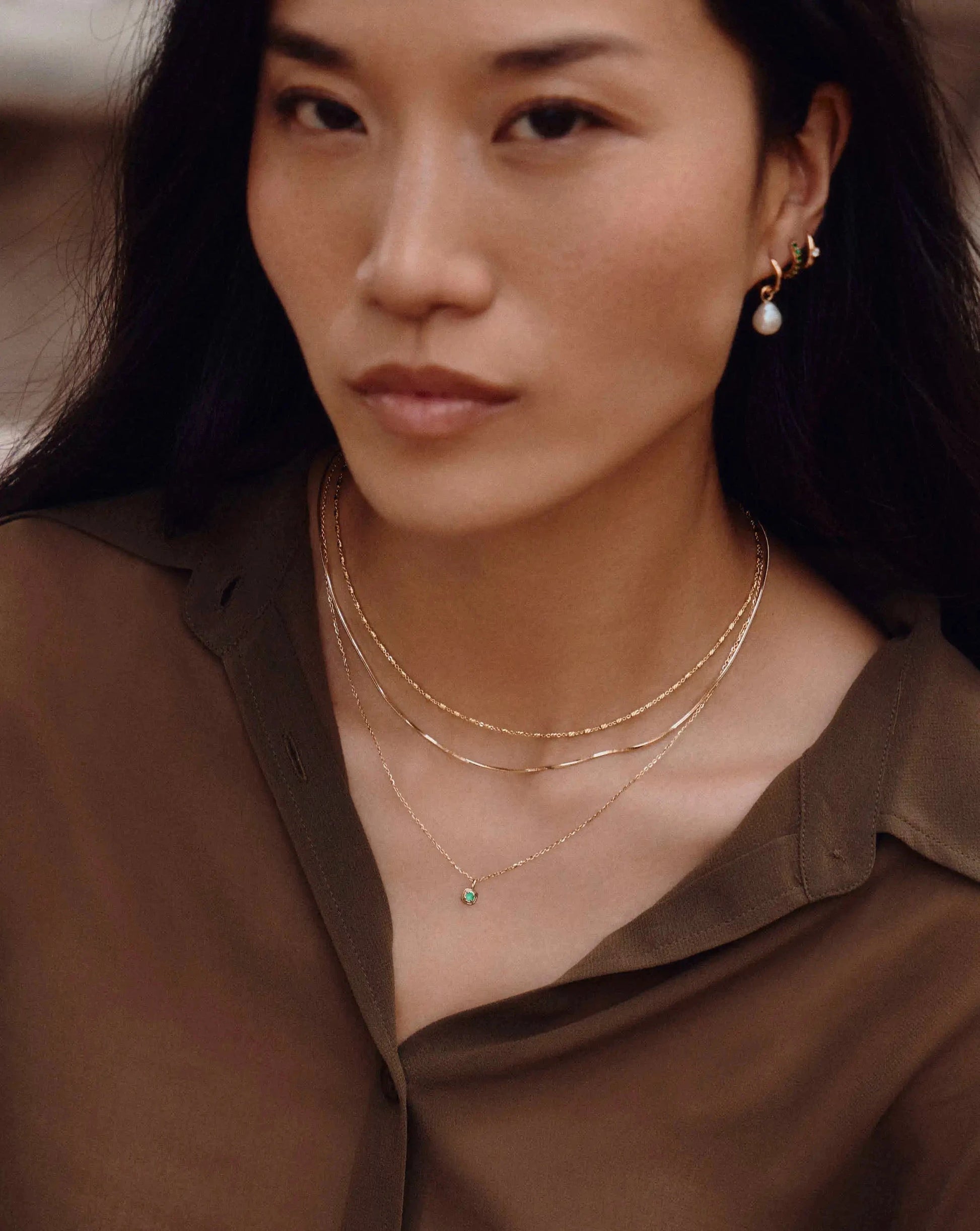Solid Gold Birthstone Pendant Necklace | 14k Solid Gold Necklaces Missoma 