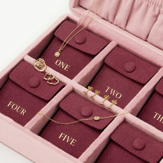 Solid Gold Jewelry Advent Calendar | 9k Solid Yellow Gold Advent Calendar Missoma 