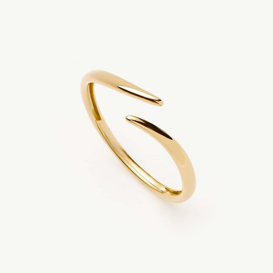 Solid Gold Open Claw Ring | 9k Yellow Gold Rings Missoma 