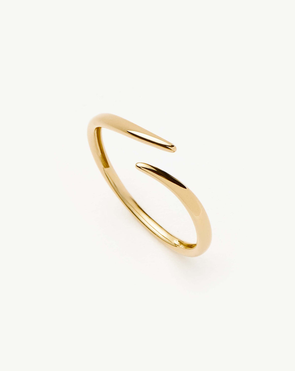 Solid Gold Open Claw Ring | 9k Yellow Gold Rings Missoma 