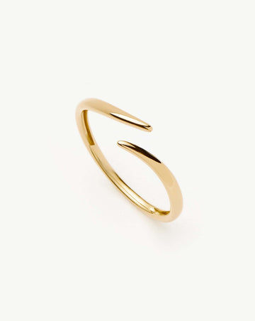 Solid Gold Open Claw Ring | 9k Yellow Gold Rings Missoma 