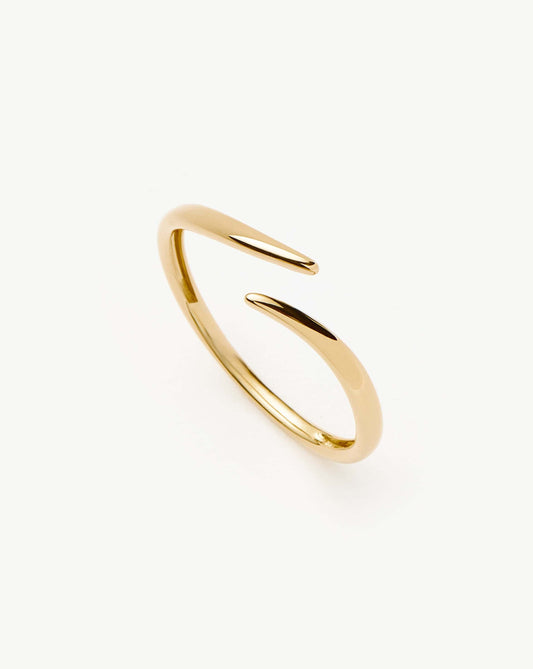 Solid Gold Open Claw Ring | 9k Yellow Gold Rings Missoma 