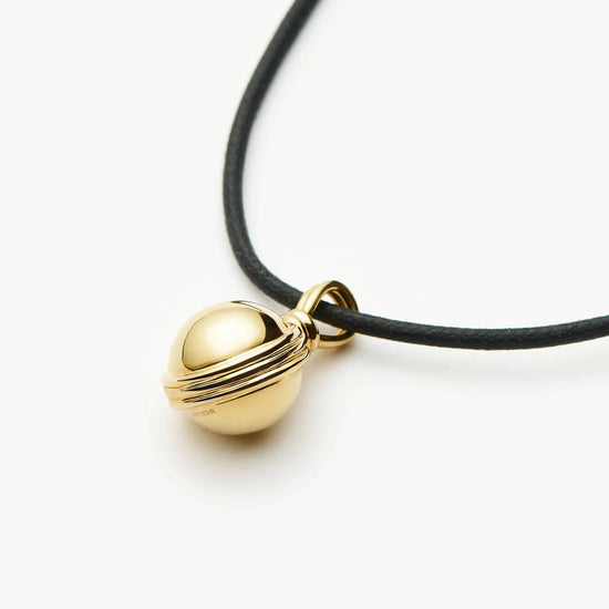 Sphere Pendant Cord Necklace | 18k Gold Plated Necklaces Missoma 
