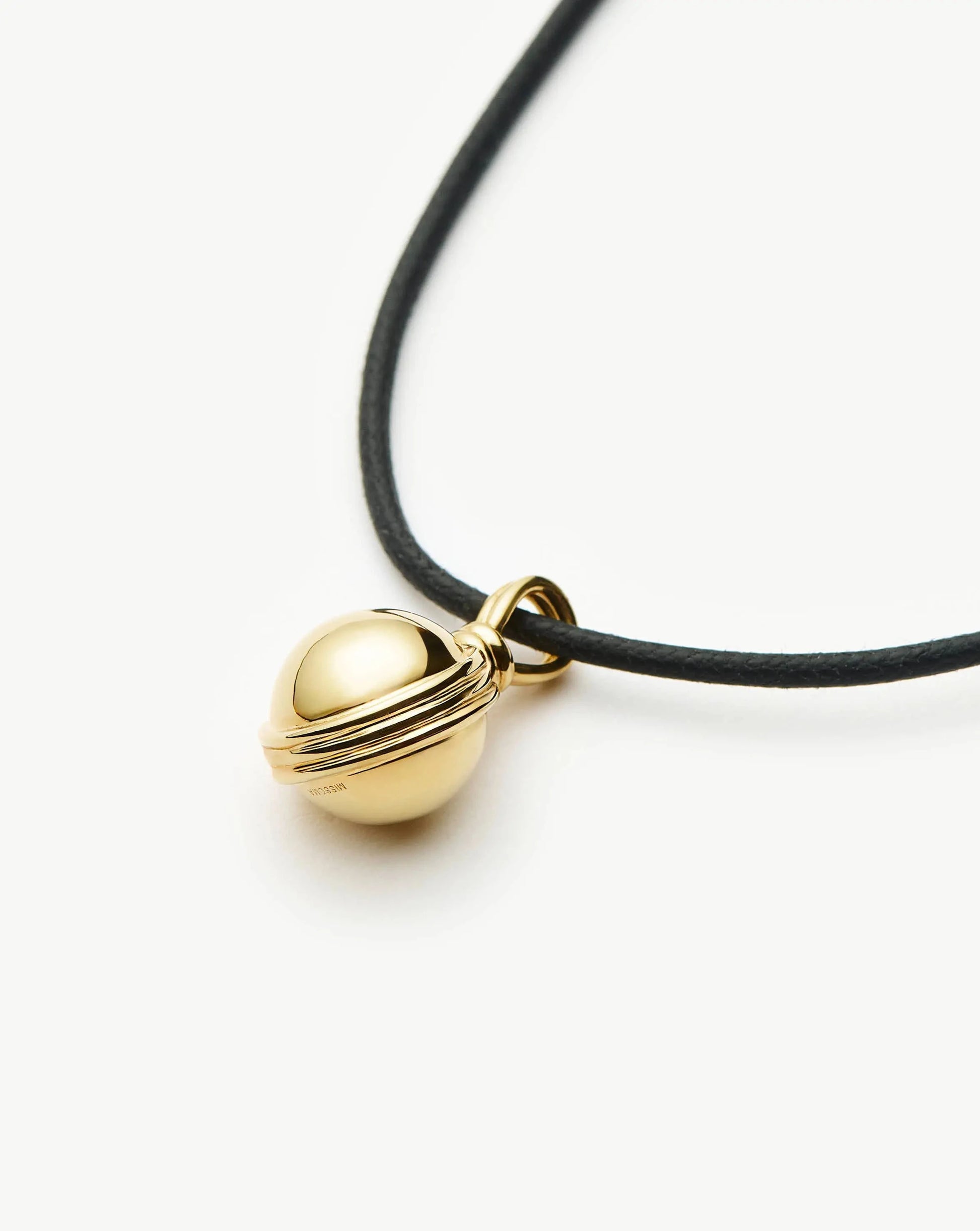 Sphere Pendant Cord Necklace | 18k Gold Plated Necklaces Missoma 
