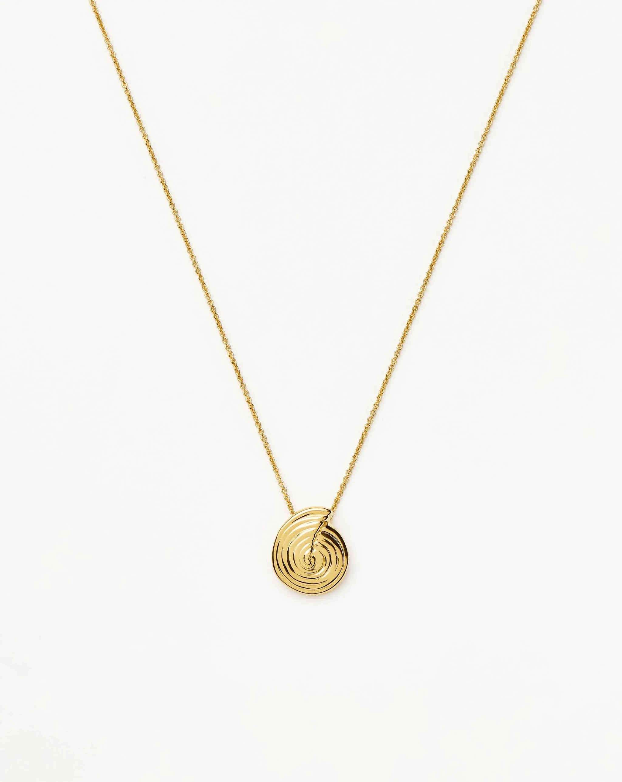 Spiral Mini Pendant Necklace | 18k Gold Plated Necklaces Missoma 