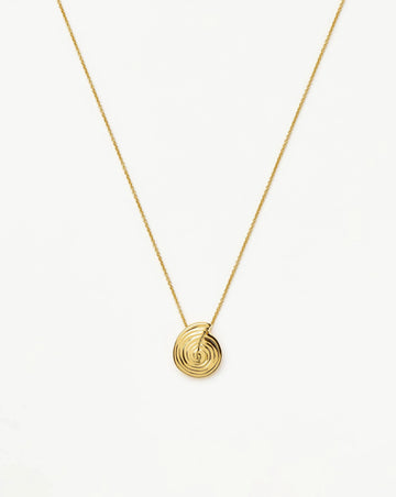 Spiral Mini Pendant Necklace | 18k Gold Plated Necklaces Missoma 
