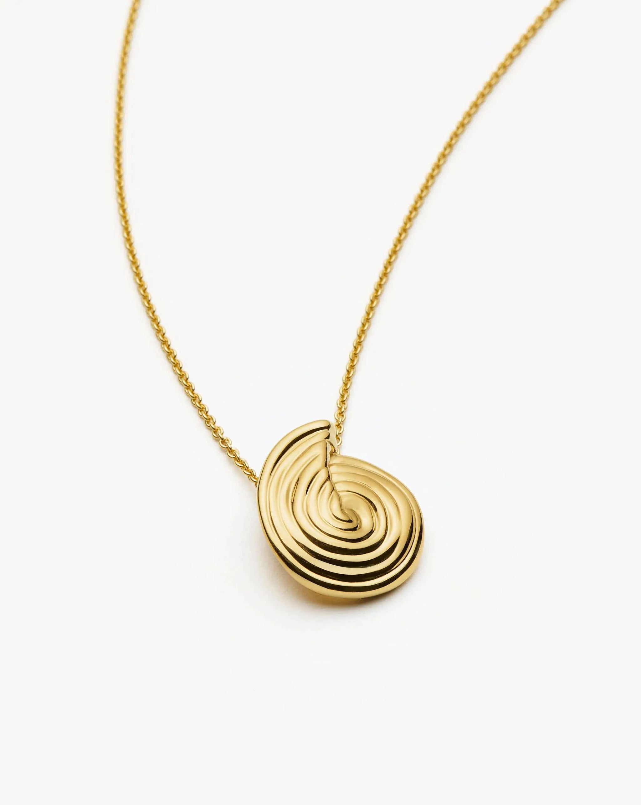 Spiral Mini Pendant Necklace | 18k Gold Plated Necklaces Missoma 