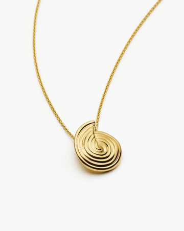 Spiral Mini Pendant Necklace | 18k Gold Plated Necklaces Missoma 
