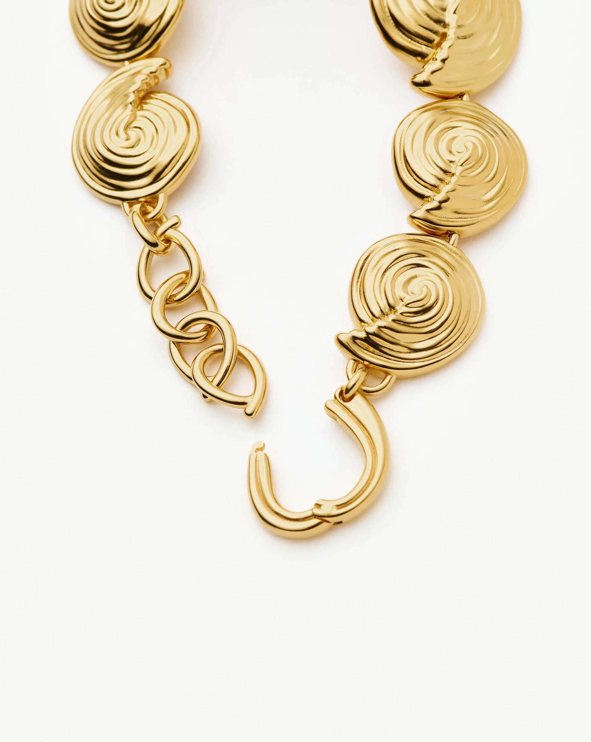Spiral Statement Chain Bracelet | 18k Gold Plated Bracelets Missoma 