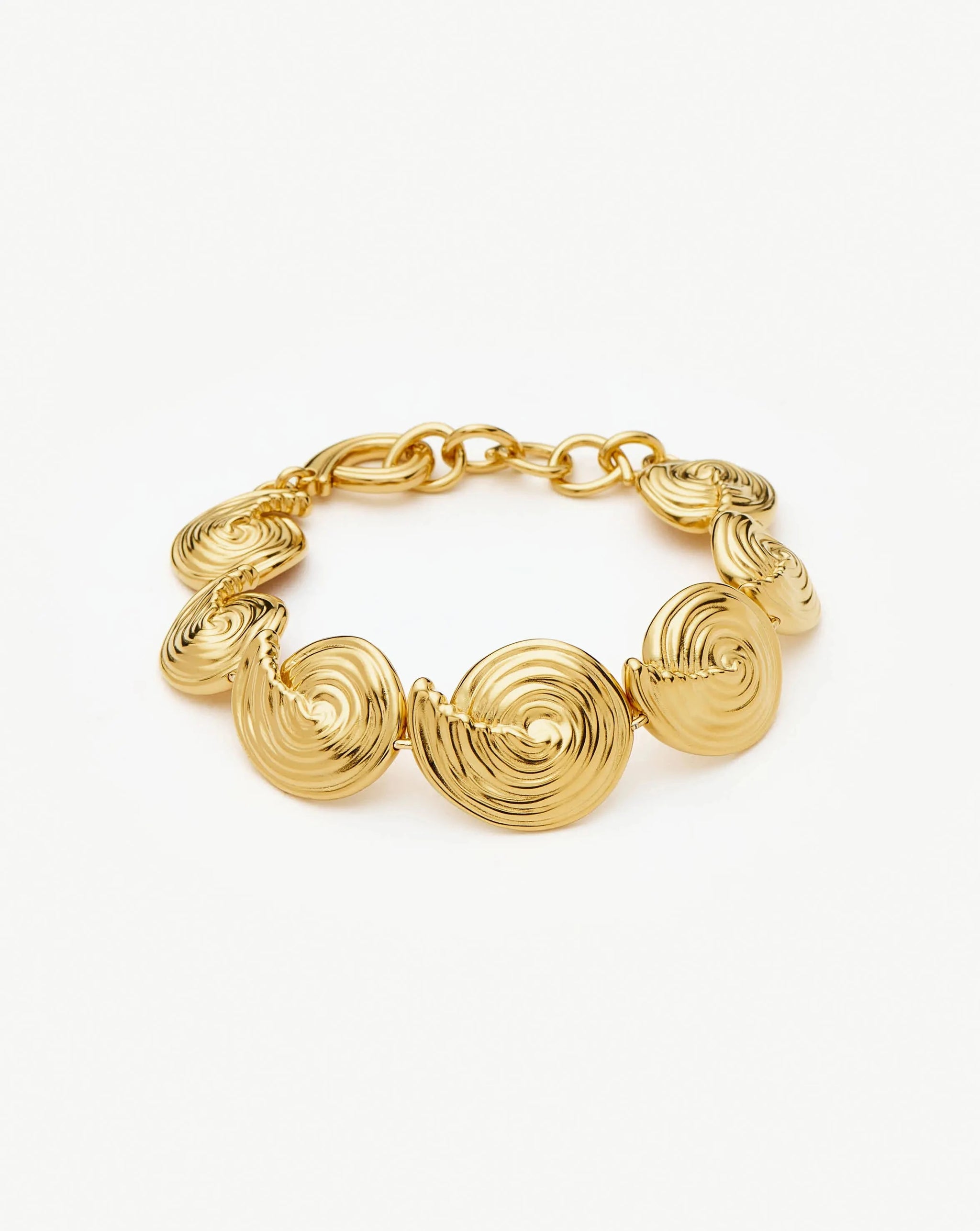 Spiral Statement Chain Bracelet | 18k Gold Plated Bracelets Missoma 