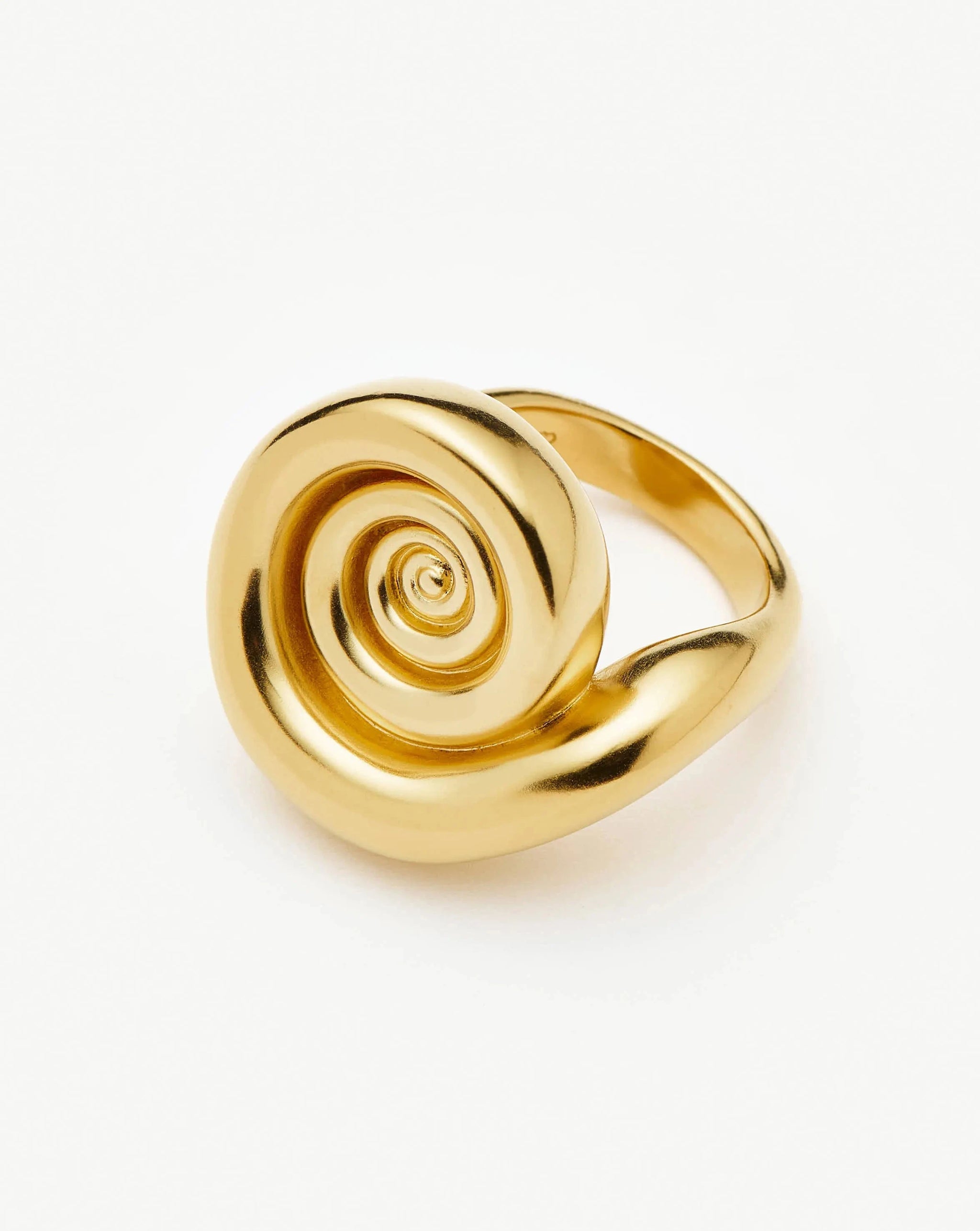 Spiral Statement Ring | 18k Gold Plated Rings Missoma 
