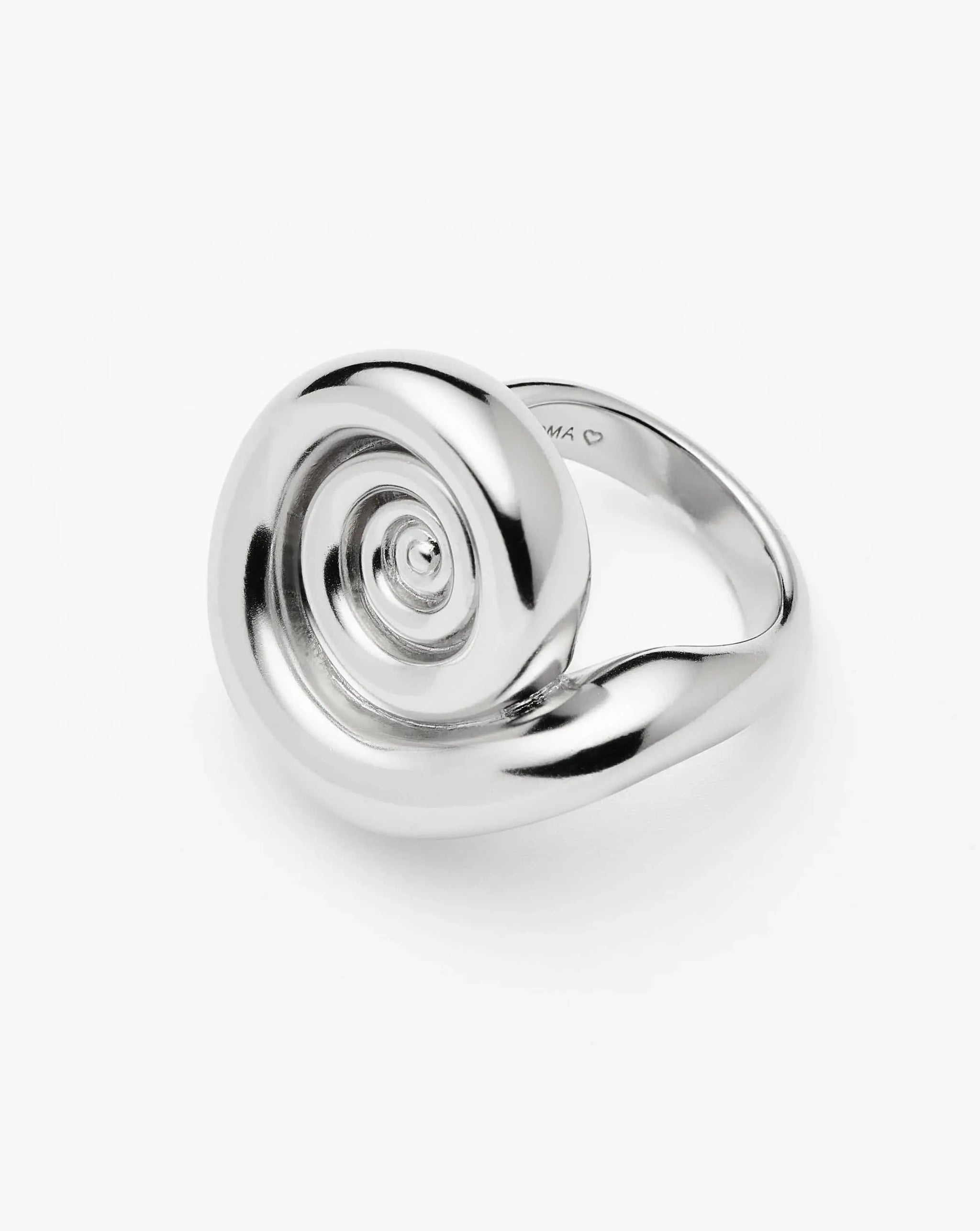 Spiral Statement Ring | Silver Plated Rings Missoma 