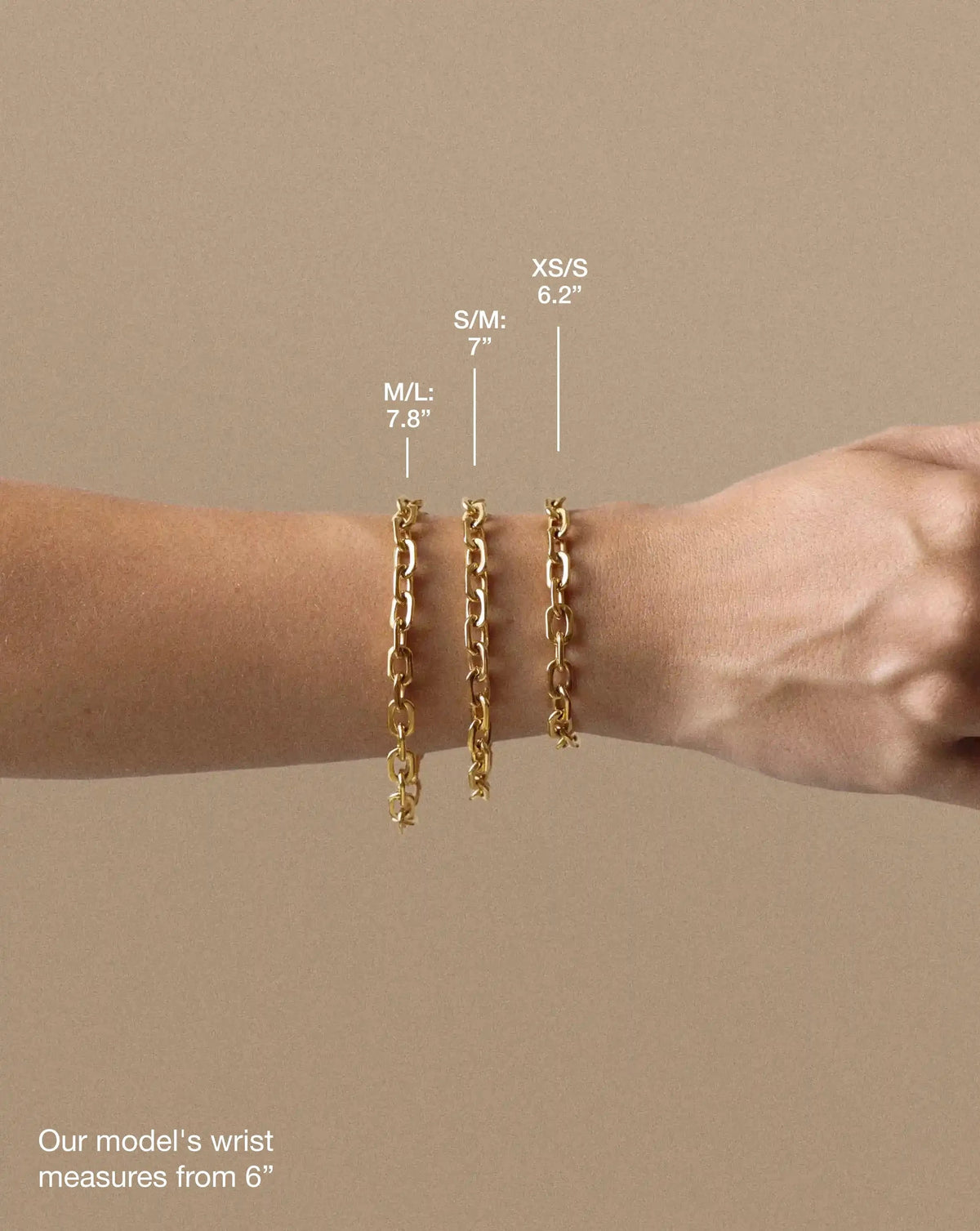 Square Paperclip Chain Bracelet | Platinum Plated Bracelets Missoma 