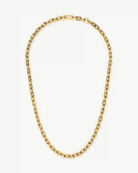 Square Paperclip Chain Necklace | 18k Gold Plated Necklaces Missoma 